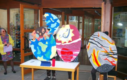Schulkunstausstellung „Natur und Zeit“ in der Lände in Kressbronn