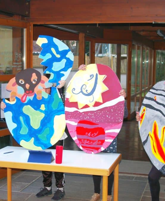 Schulkunstausstellung „Natur und Zeit“ in der Lände in Kressbronn