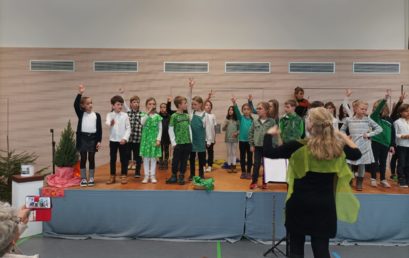 Was für ein schönes Kinderchor-Konzert beim Waldorfbasar!