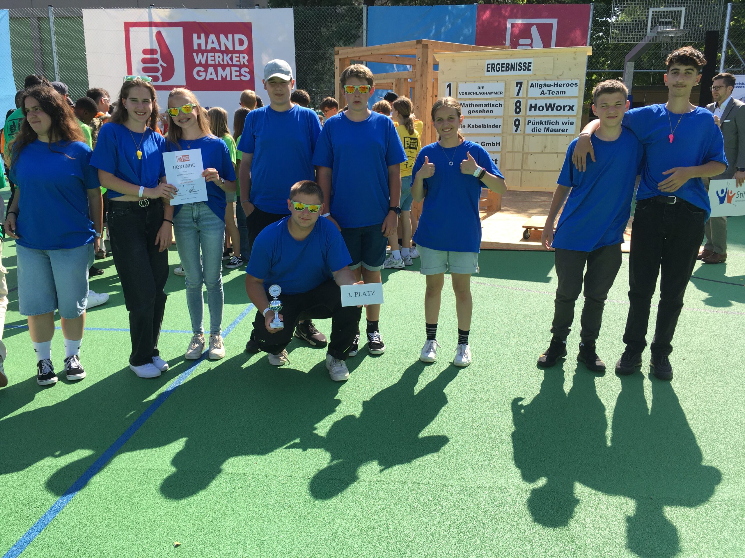 2. und 3. Platz auf den Handwerker Games! 2. und 3. Platz auf den Handwerker Games!