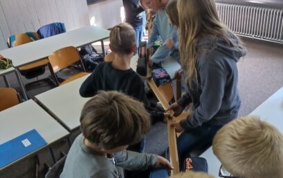 Teambuilding beim Kennenlerntag der 5. Klasse