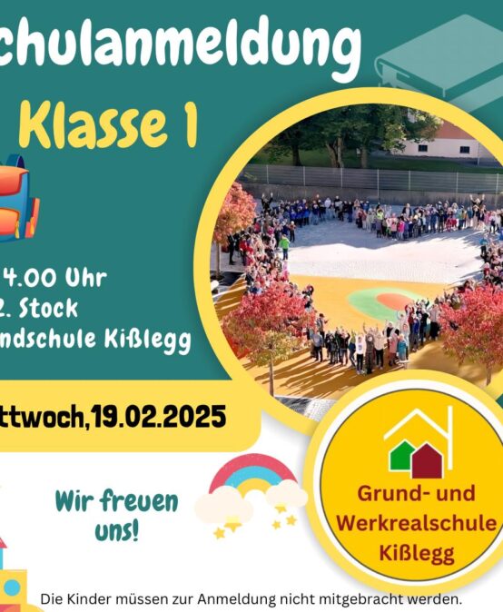 Schulanmeldung Kl. 1 – wir freuen uns!