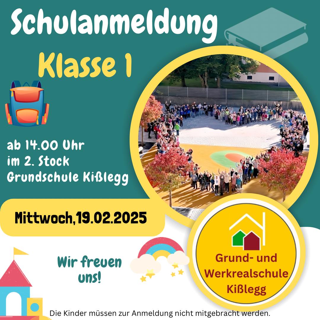 Schulanmeldung Kl. 1 – wir freuen uns!