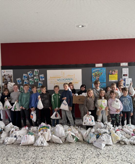 Weihnachtssäckchen für Rumänien