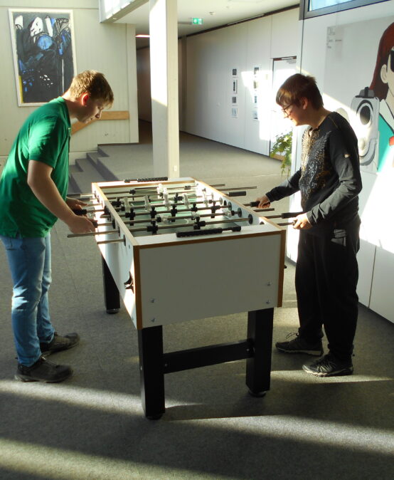 Neuer Tischkicker an unserer Schule!