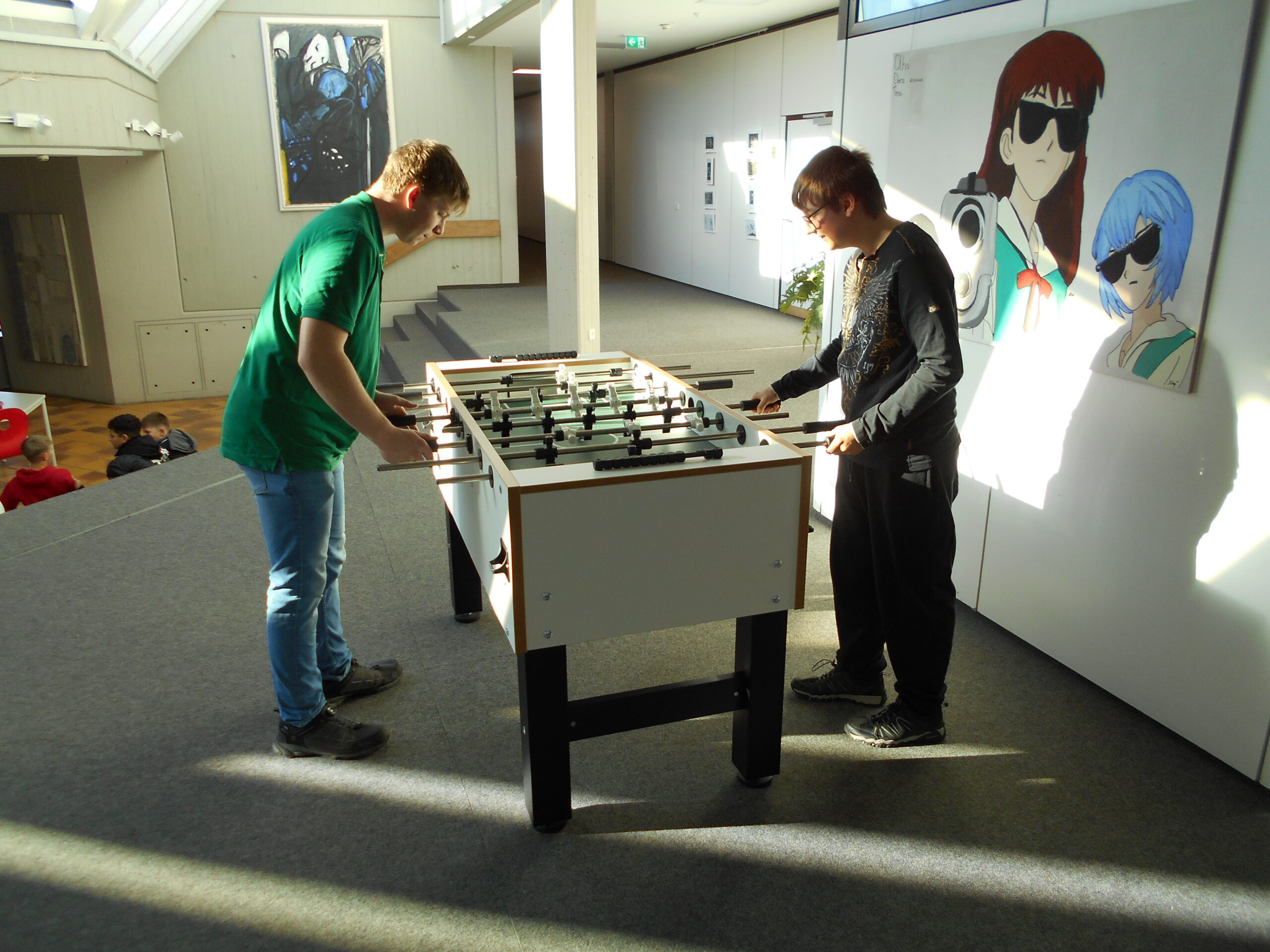 Neuer Tischkicker an unserer Schule!