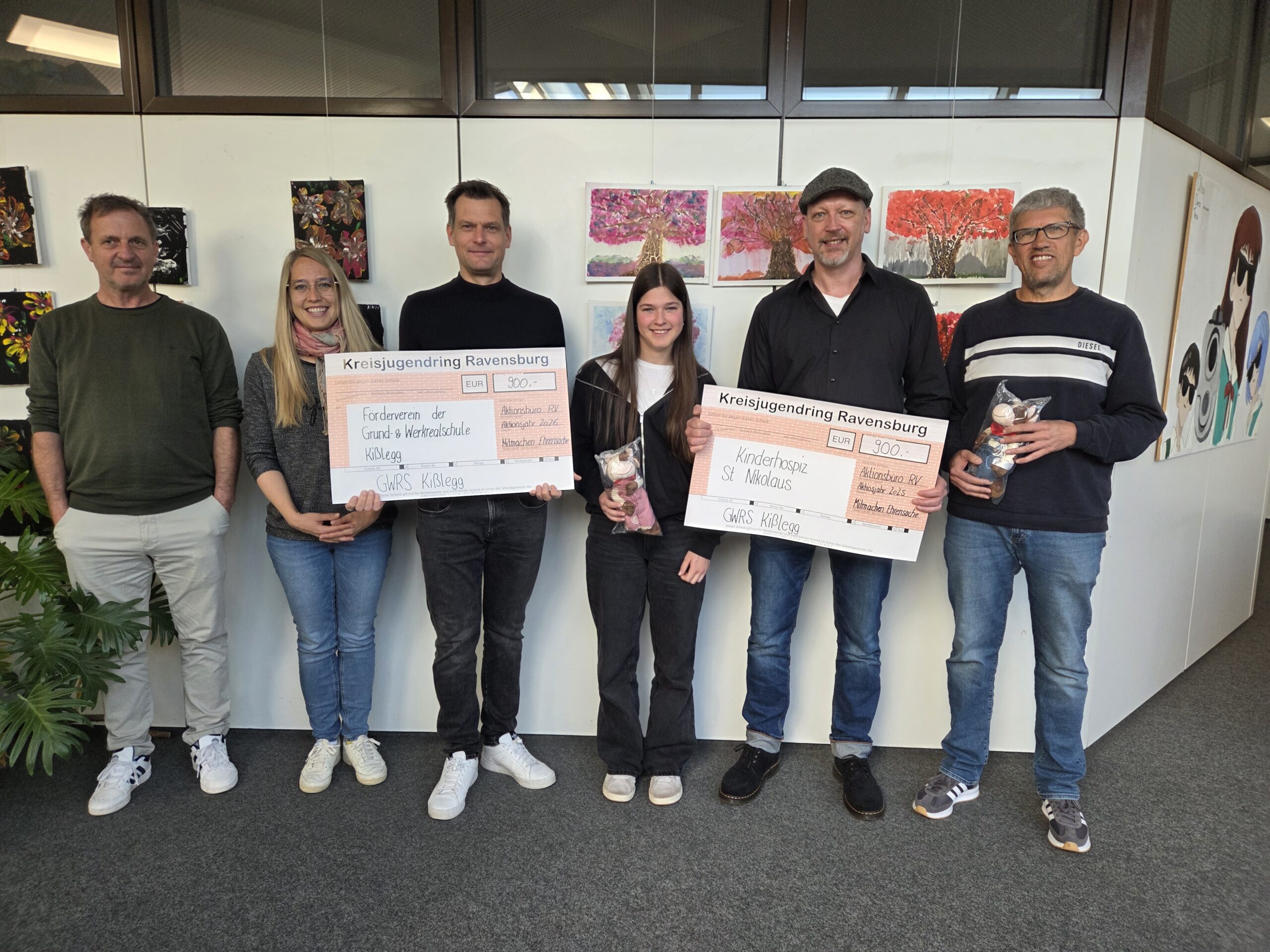 Spendenübergabe 2026 der Aktion Mitmachen Ehrensache