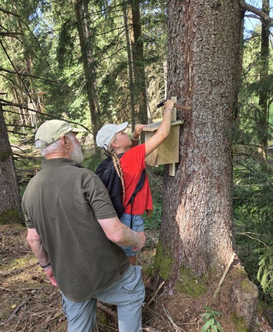 Waldtag der Klassen 5a und 5b – Lernen mit allen Sinnen